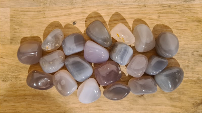 Agaat trommelsteen S