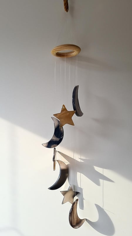 Agaat Windhanger Moon & Stars No.6 1