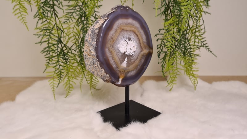 Agaat op standaard L No.16 - Afbeelding 2