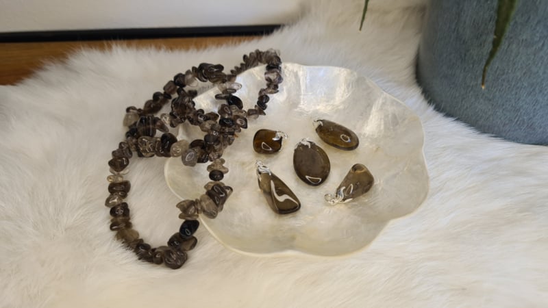 Edelsteenhangertje Rookkwarts