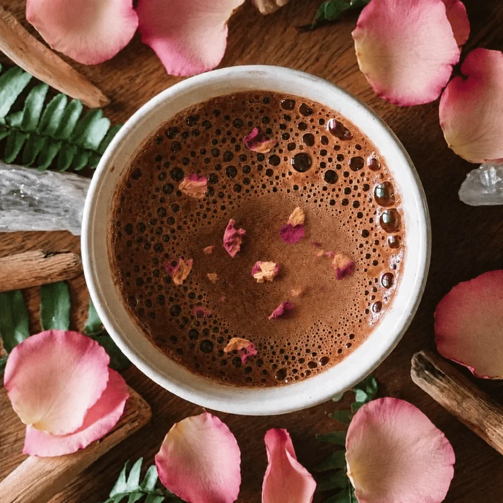 ceremoniele cacao met rozenblaadjes een fijn moment van rust maar hoe bereid je die