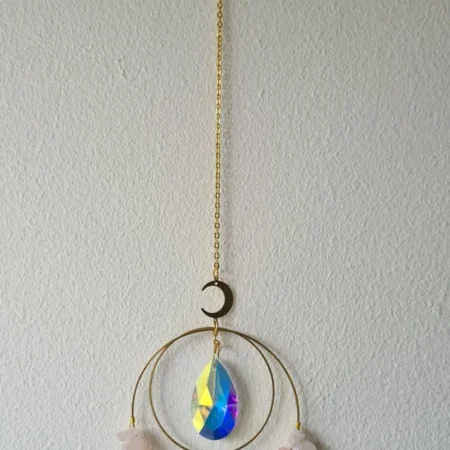 Zonnevanger L Moon & Rosequartz