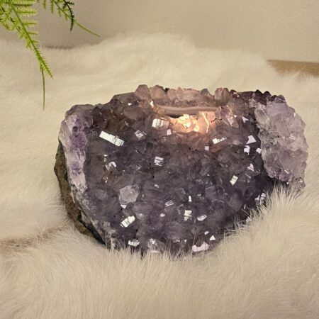 Amethist Waxinelicht 1