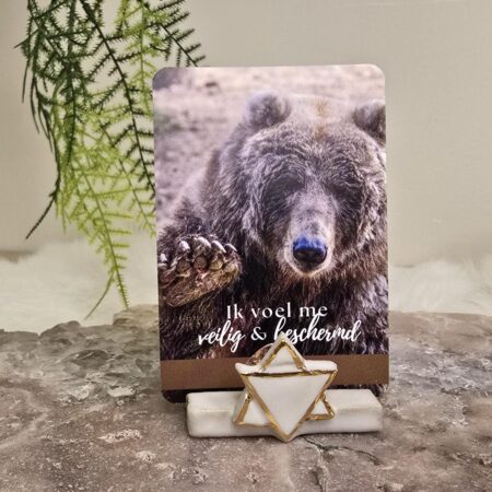 Keramiek Kaartenhouder Schelp Ster