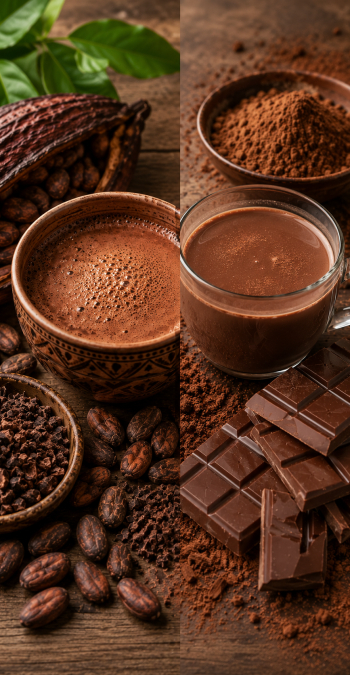 ceremoniele cacao versus gewone chocolade cacao
